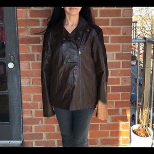 Leather and wool jackets, 1of a kind pieces